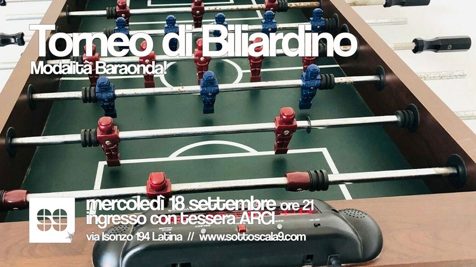 Torneo di Biliardino