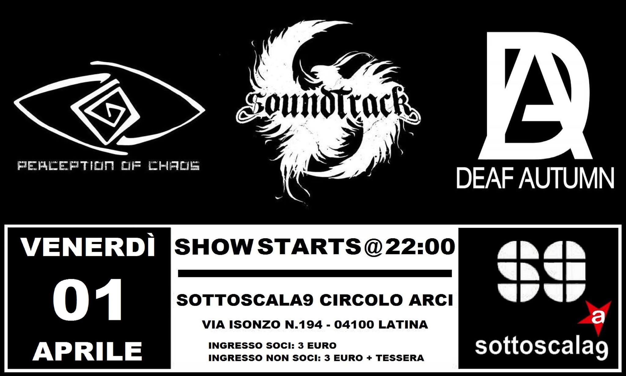 SOUNDTRACK + DEAF AUTUMN + PERCEPTION OF CHAOS