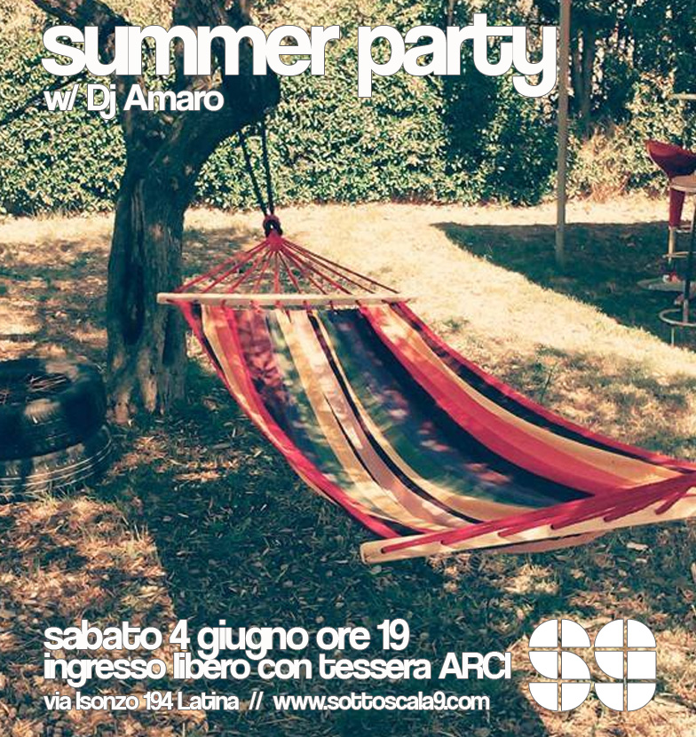 PARTY di inizio Estate w/ Dj Amaro