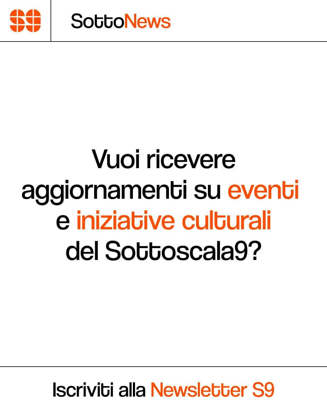 Iscriviti alla Newsletter