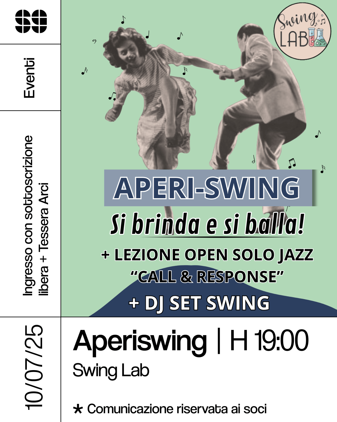 Meet: Aperiswing – Aperitivo + Lezione