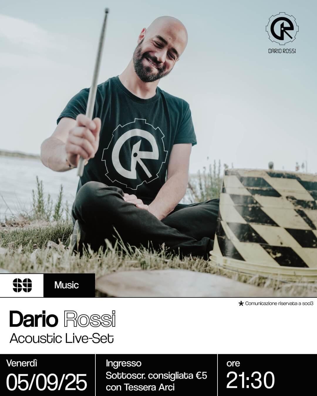 Music: Dario Rossi Acustic Live + Gesoo Bamboo DJ Set