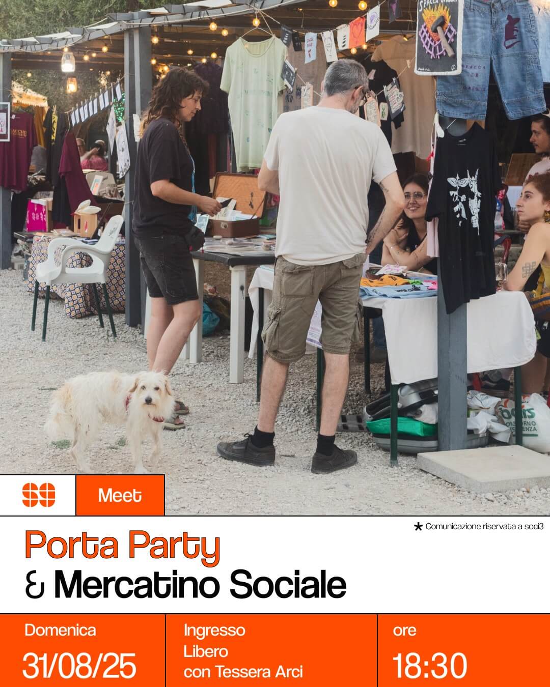 Meet: Porta Party & Mercatino sociale