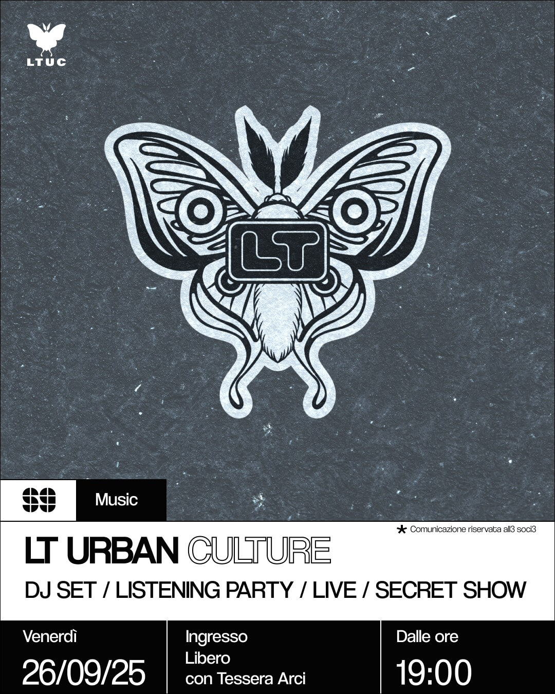 Music: LT Urban Culture – DJ Set + Live