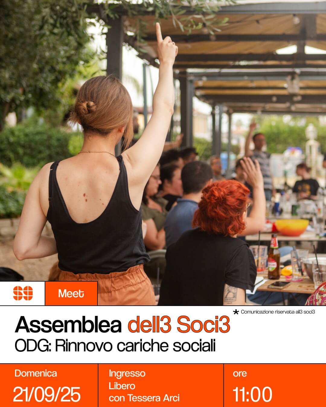 Meet: Assemblea dell3 soci3 + pranzo sociale