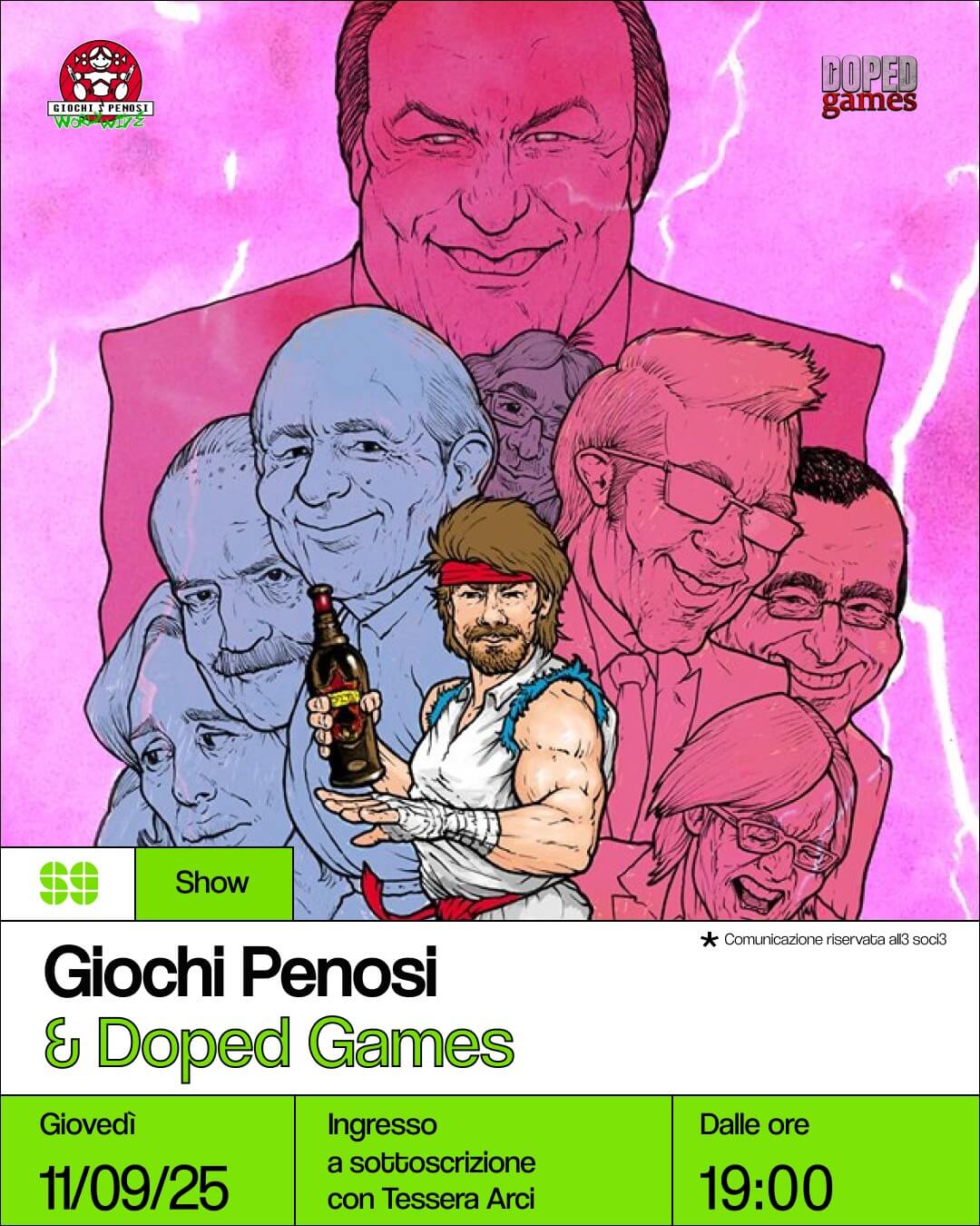 Music: Giochi Penosi & Doped Games Game Show + NOTARGET Live