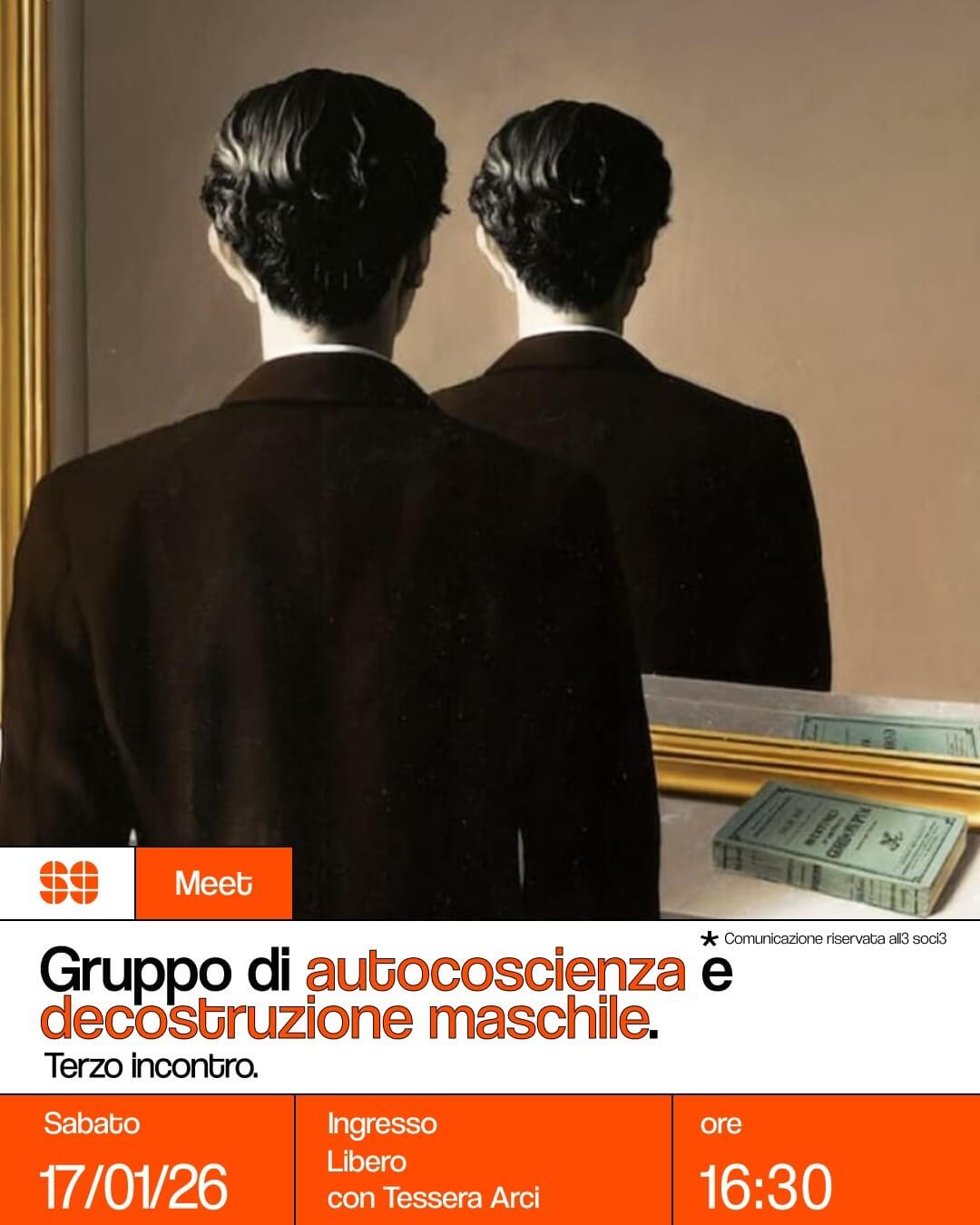 Meet: Gruppo di autocoscienza e decostruzione maschile – Terzo incontro