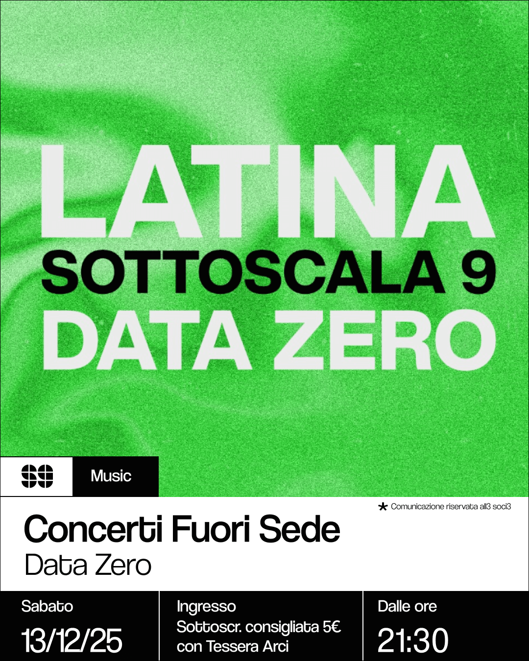 Music: Concerti fuori sede – Data zero