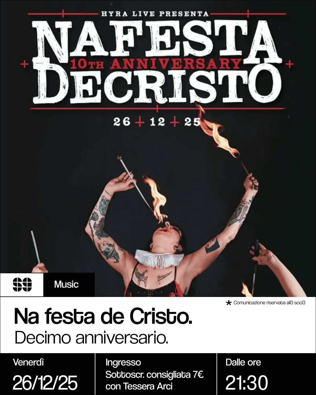 Music: Na festa de Cristo – Decimo anniversario