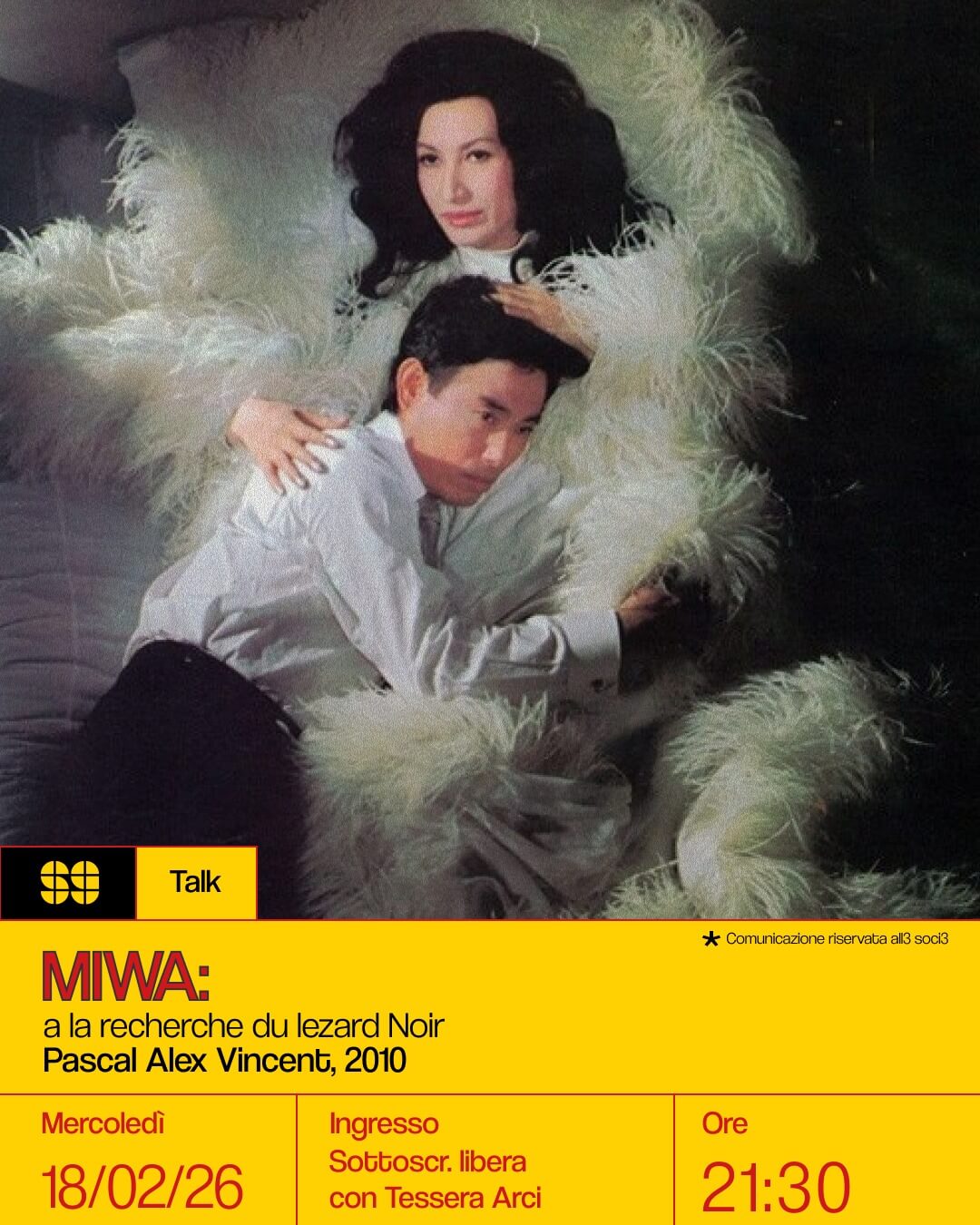 Talk Miwa a la recherche du Lezard Noir Cineforum proiezione e dibattito 18 febbraio 2026