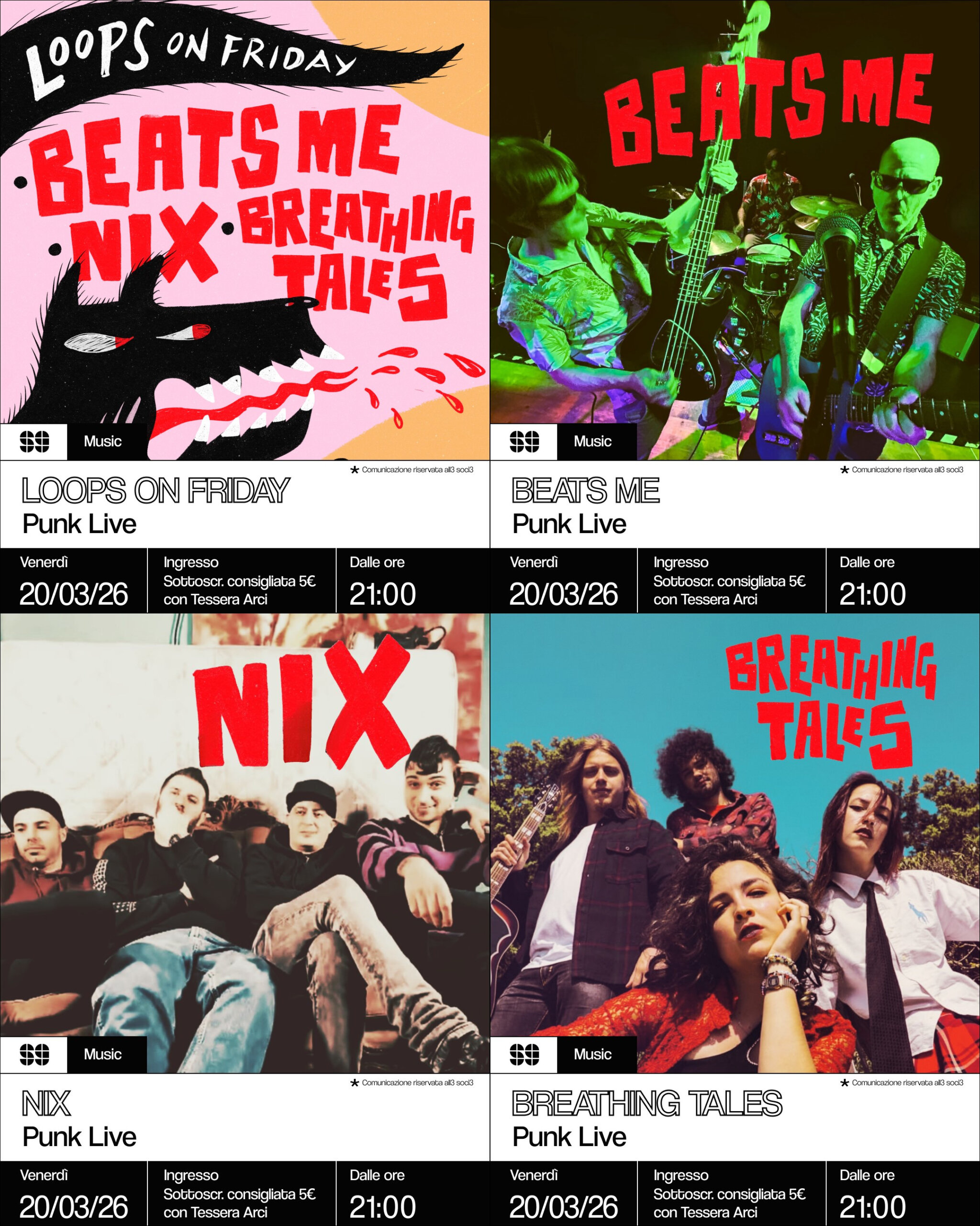 Music Loops on friday Breathing Tales 20 marzo 2026 cover