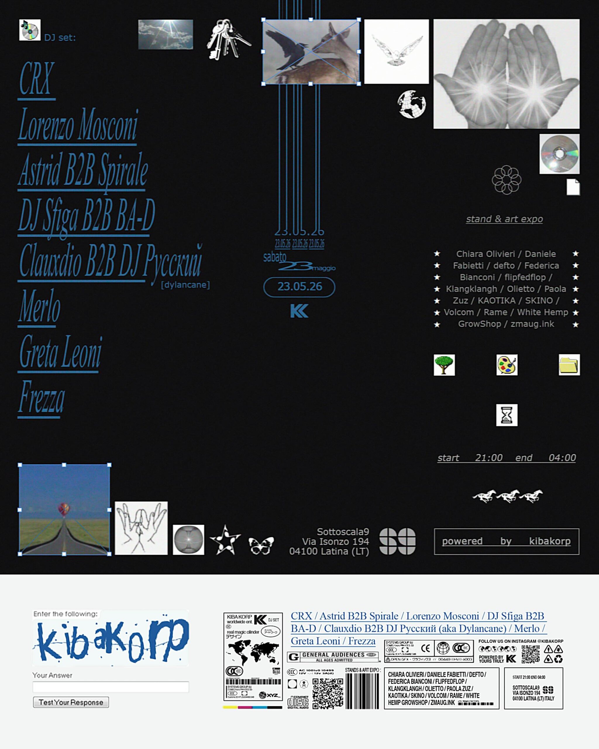Music Kibakorp 23 maggio 2026