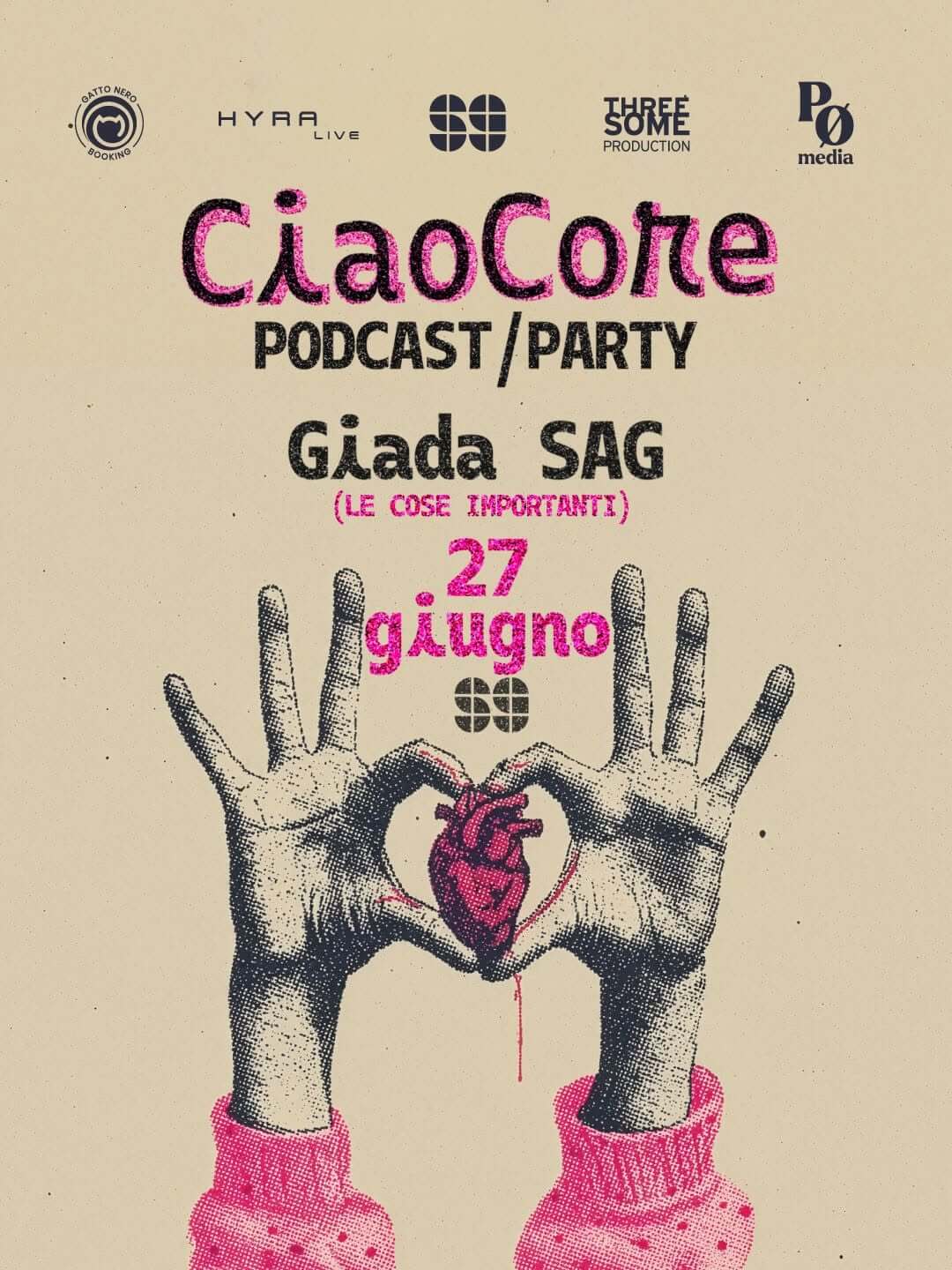 Music CiaroCore Podcast Party Giada Le Cose Importanti 27 giugno 2026