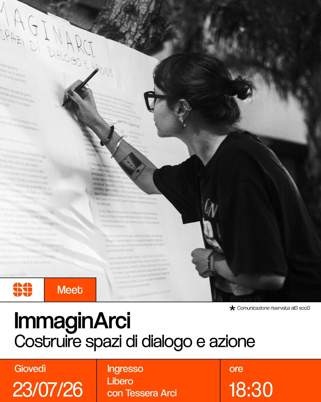 Meet ImmaginArci Costruire spazi di dialogo ed azione 23 luglio 2026