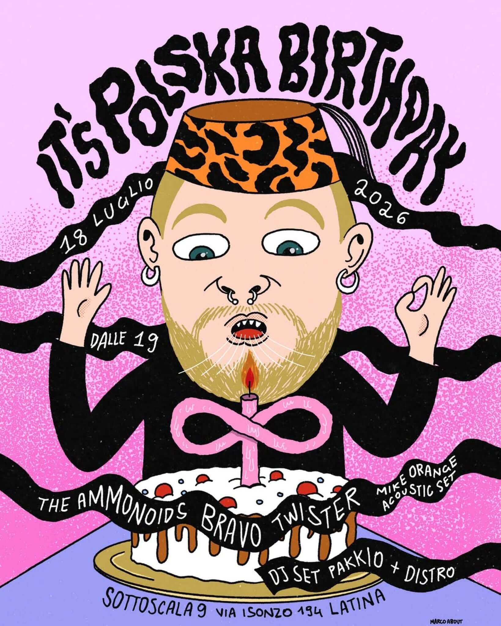Music It's Polska birthday punk rock night con live DJSET 18 luglio 2026