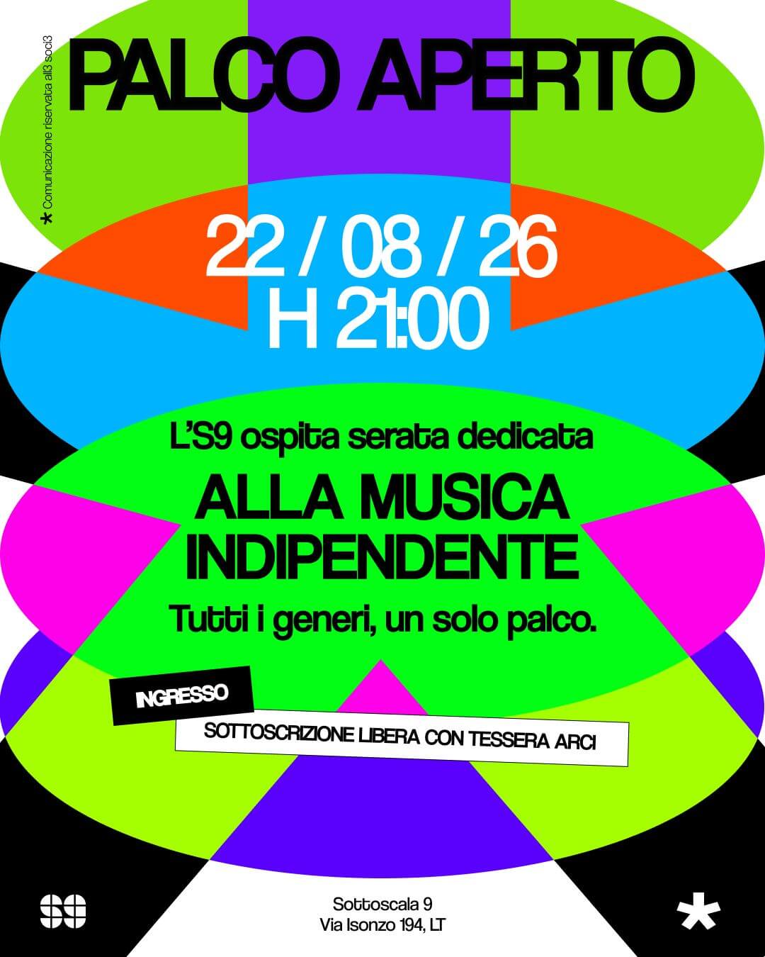 Music Palco Aperto 22 agosto 2026