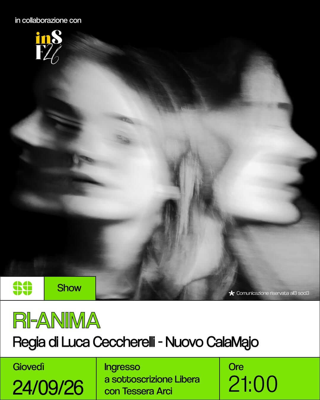 Show Ri anima 24 settembre 2026