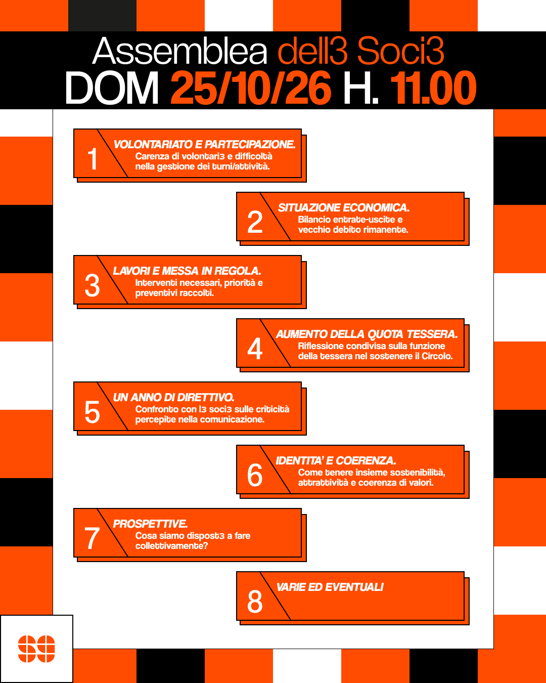 Meet Assemblea dell3 soci3 25 ottobre 2026