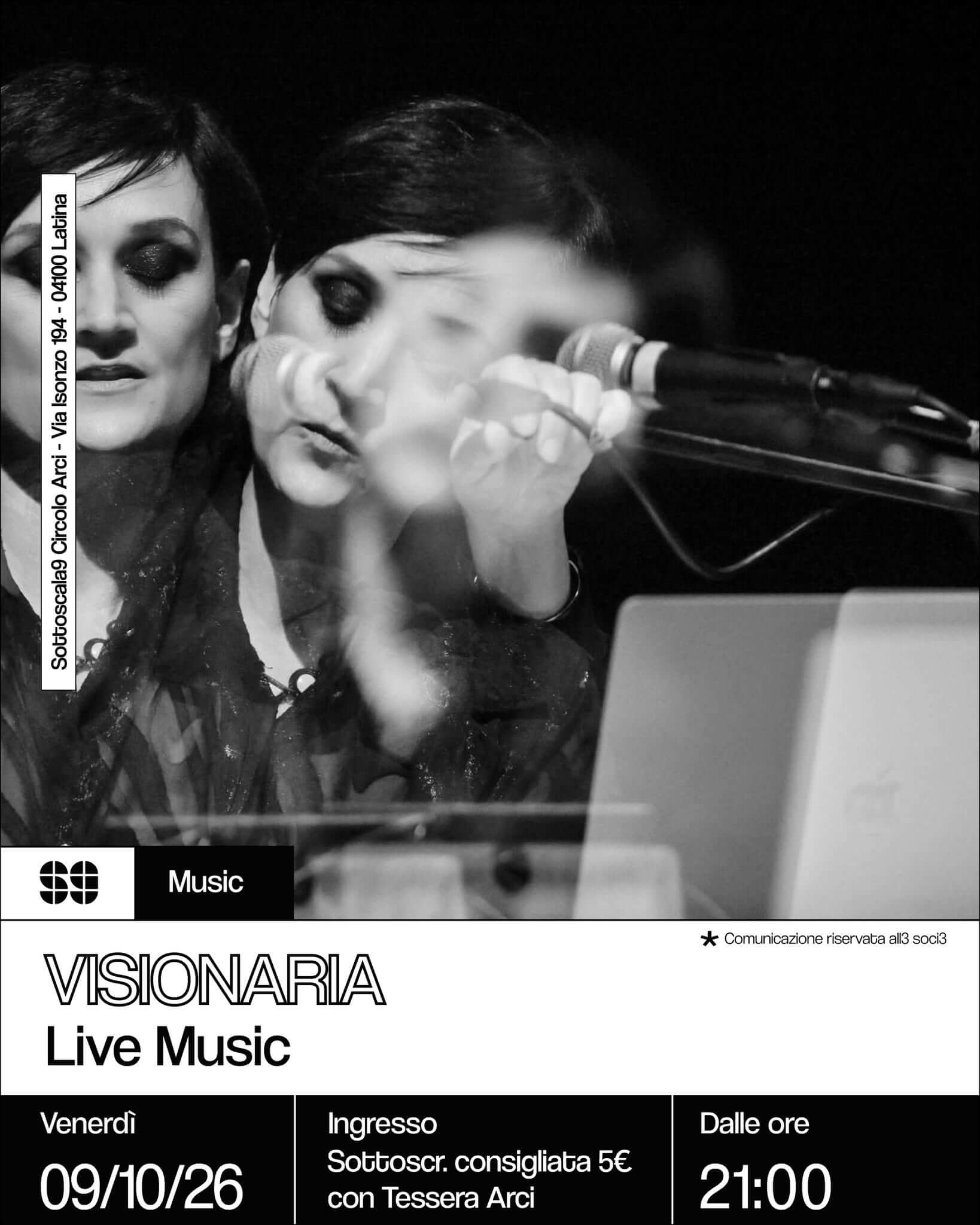 Music Annalisa De Feo Visionaria 9 ottobre 2026