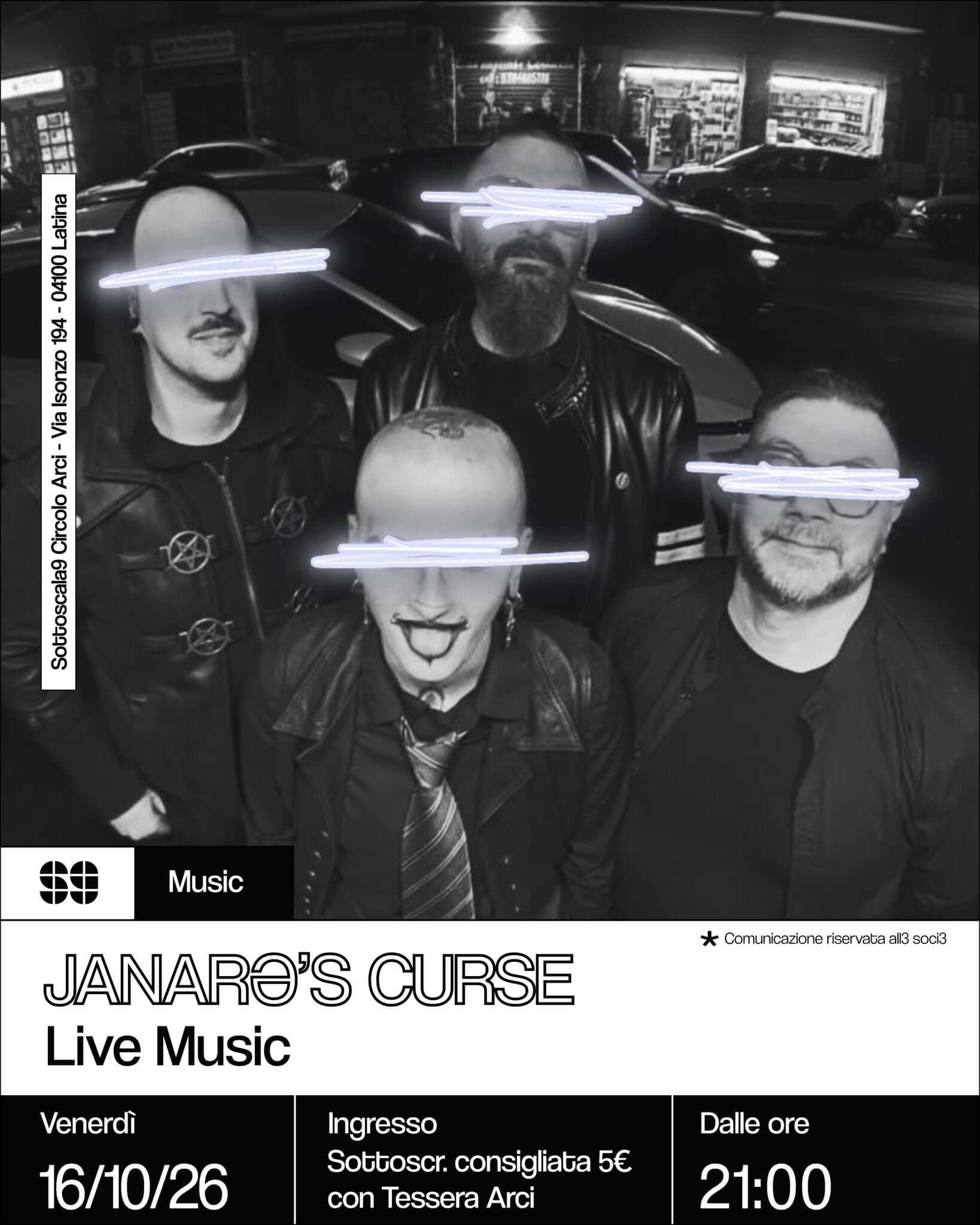 Music Rut! + Sorrow + Janarə's Curse Live Music 16 ottobre 2026 (2)