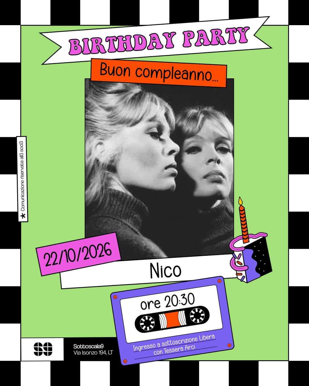 Show Birthday Party Nico 22 ottobre 2026